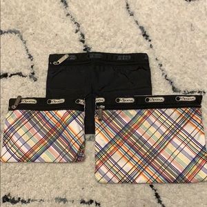 LeSportSac Makeup Bag Trio